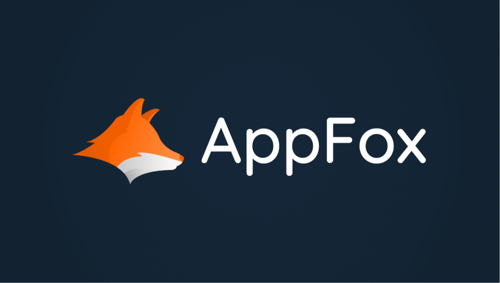 AppFox Logo on a dark blue background