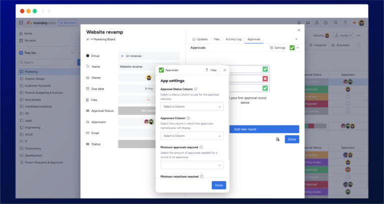 How to set up an approval process in monday.com - AppFox