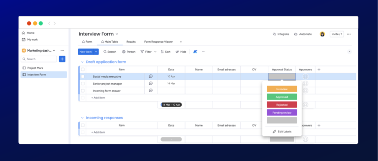 How to set up an approval process in monday.com - AppFox